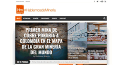 Desktop Screenshot of hablemosdemineria.com